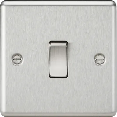 K/Bridge 10AX 1G 2-way Switch - Brushed Chrome