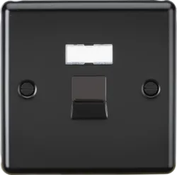 K/Bridge RJ45 Network Outlet - Matt Black