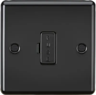 K/Bridge 13A Unswitched Fused Spur Unit - Matt Black