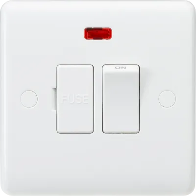K/Bridge 13A Switched Fused Spur Unit with Neon