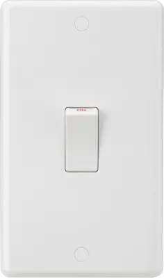 K/Bridge 45A DP Switch (2G size) - White Rocker