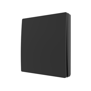 Forum Kinetic - 1 Gang Kinetic Push Flush Switch Matt Black IP65