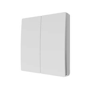 Forum Kinetic - 2 Gang Kinetic Push Flush Switch Matt White IP65