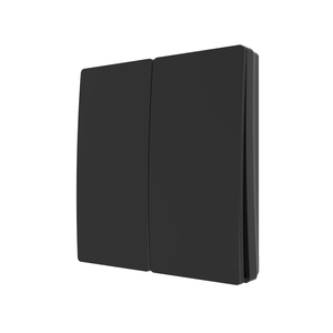 Forum Kinetic - 2 Gang Kinetic Push Flush Switch Matt Black IP65