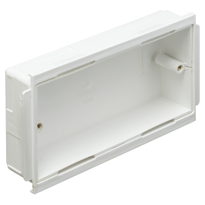 Marshall Tufflex Odyssey Accessory Box Adjustable 2 Gang White BIO