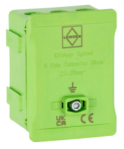 Lewden Distribution Terminal 100A 5 Way Green