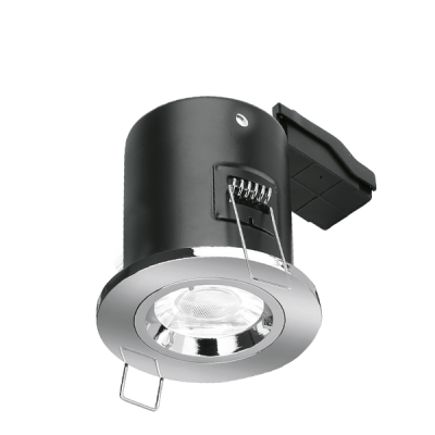 Aurora Fixed EFD&trade; Fire Rated Downlight &ndash; Polished Chrome
