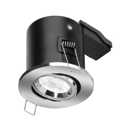 Aurora Adjustable EFD™ Fire Rated Downlight – Polished Chrome