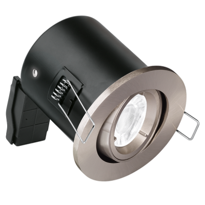 Aurora Adjustable EFD™ Fire Rated Downlight – Satin Nickel