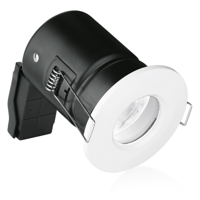 Aurora Fixed IP65 EFD™ Fire Rated Downlight – White