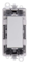 Click GridPro 20AX 1 Way Switch Module White Insert
