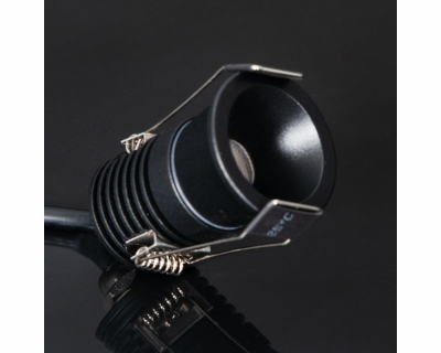 KSR Mimas Mini 3w 3000K 108lm LED Baffle Downlight Black