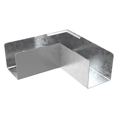 Trench Lighting Trunking Flat 90 Degree Bend 50x50mm