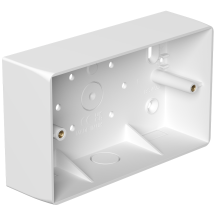 Marshall Tufflex Box 2Gang 44mm Round Corners White
