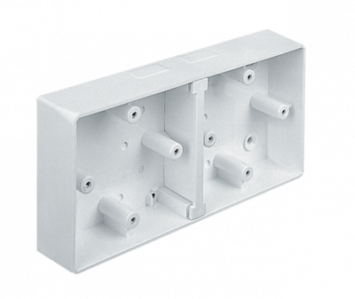 Marshall Tufflex 2x1 Gang 32mm PVC box for Mini Trunking