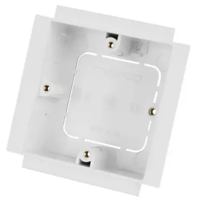 Marco Socket Mounting Box 35mm 1 gang 4 pillar