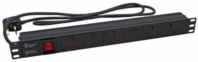 Connectix 6 Socket UK Socket / UK Plug Rack PDU
