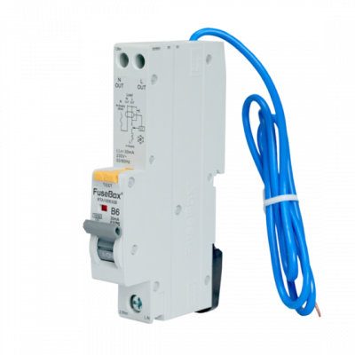 Fusebox 10kA 6A 30MA B CURVE TYPE A RCBO