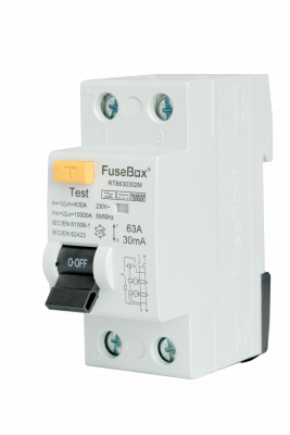 Fusebox TYPE B 63A 30mA 2P RCD