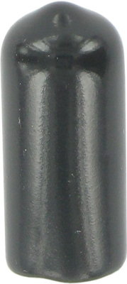 M8 x 25mm Threaded Rod End Cap Black