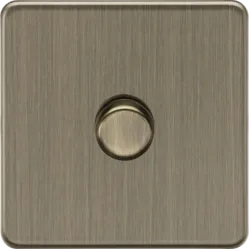 K/Bridge 1G 2-way 10-200W (5-150W LED) Intelligent dimmer - Antique Brass