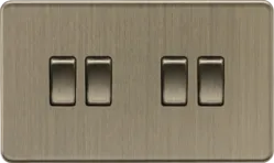 K/Bridge 10AX 4G 2-Way Switch - Antique Brass