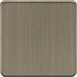 K/Bridge 1G Blanking Plate - Antique Brass