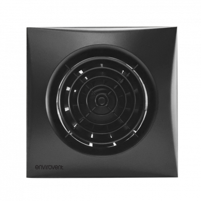 Envirovent 100mm Extractor Fan c/w Timer Black