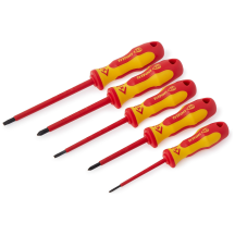 CK Insulated Triton XLS screwdriver set including slotted and Pozidriv screwdrivers