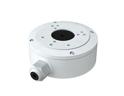 VIP-RING-03-WH Junction box for cameras, available for wall or ceiling mounting. White. Dimensions: 117.9x47mm  CAMERAS = TIPC-6TF/L/W  TIPC-6BF/W   TIPC-6BV/W