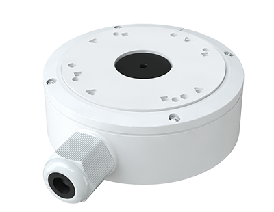TVT TD-YXH0302 Junction box for cameras, available for wall or ceiling mounting. White. Dimensions: 139.3x50mm  CAMERA - TIPC-4BV/LPR/W