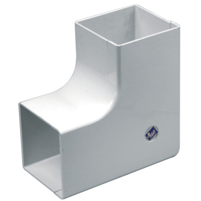 Marshall Tufflex Flat Bend 90D 75x75mm White