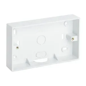 DLine Twin Surface Box 28mm White