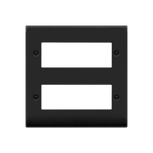 Click Deco Minigrid Frontplate 12G Module Matt Black