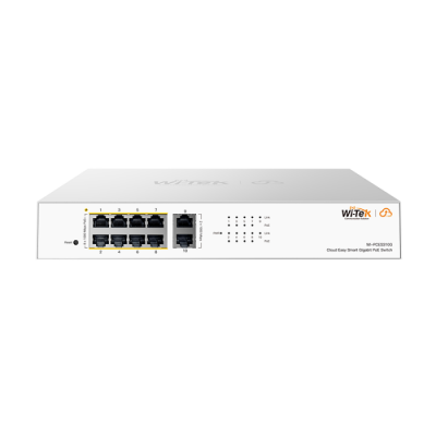 Wi-Tek WI-PCES310G - 8 Port Gigabit Cloud PoE Smart Switch 110W