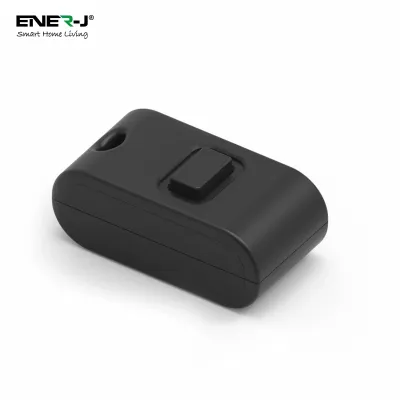 Ener-J Mini FOB Wireless Switch 1 Gang, Black, IP56