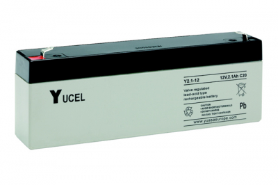 YUCEL 2.1AH 12V SEALED LEAD ACID BATTERY